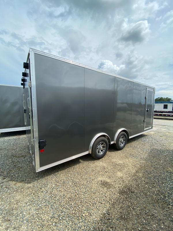 2024-ez-hauler-8.5X20-Aluminum-Enclosed-Charcoal-aluminum-trailer ...