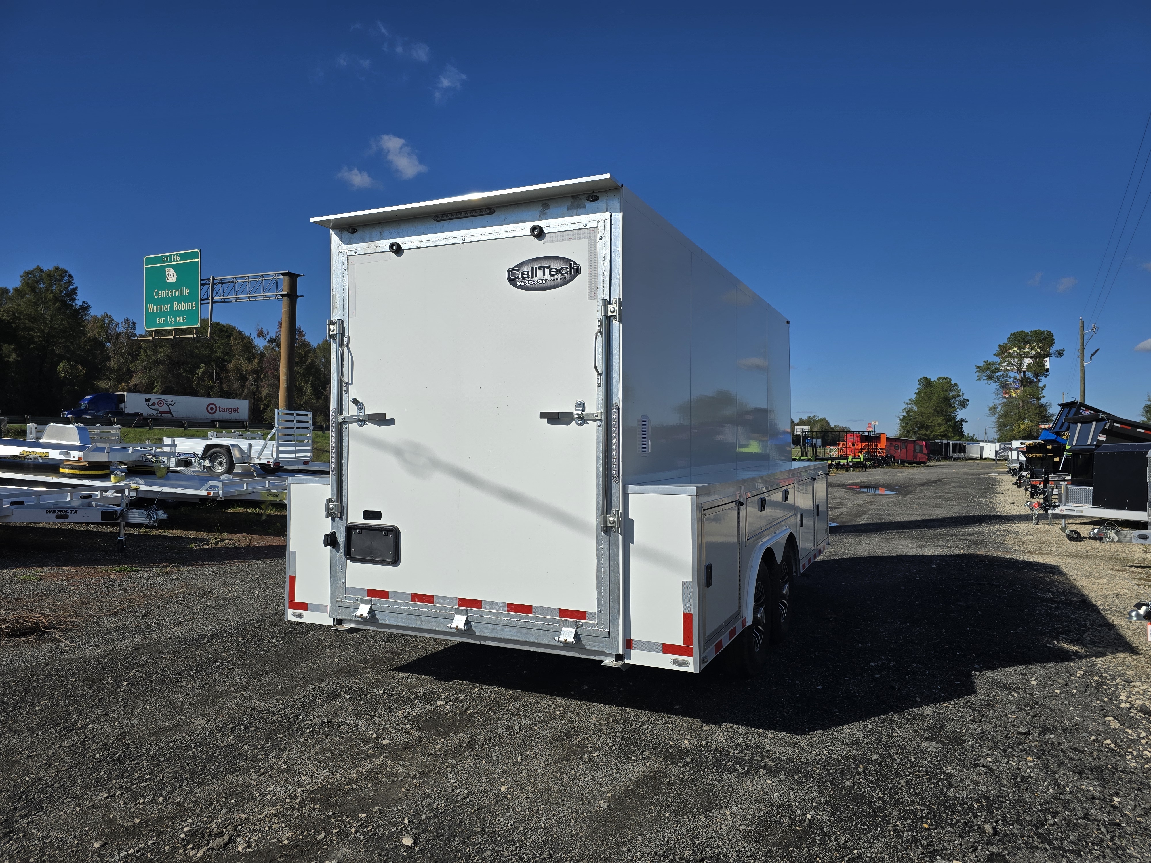 Cell Tech X Contractor Enclosed Cargo Trailer Heavy Duty K Eccw Byron Ga