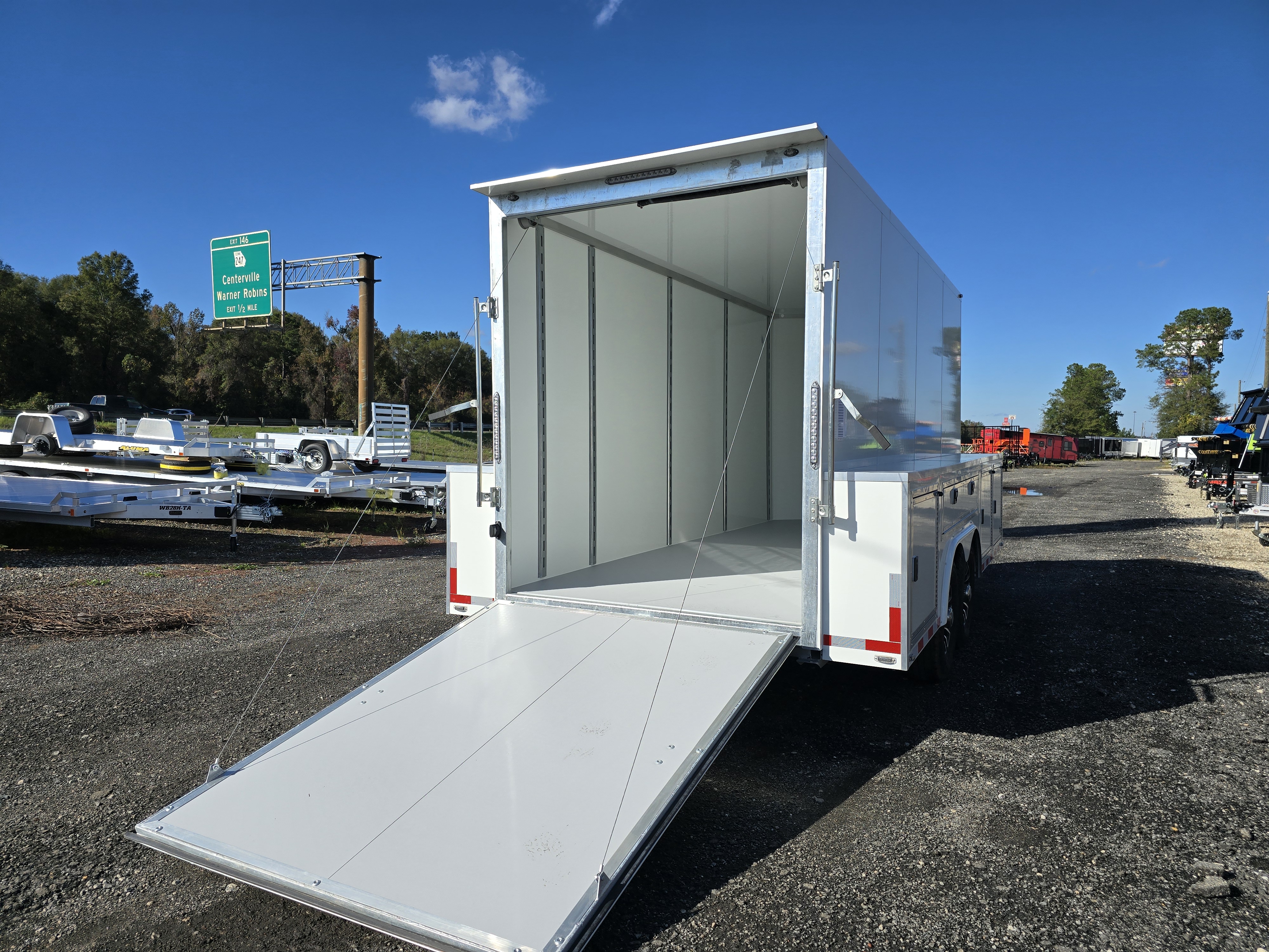 Cell Tech X Contractor Enclosed Cargo Trailer Heavy Duty K Eccw Byron Ga